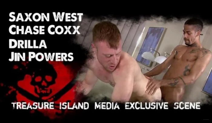 Saxon West, Chase Coxx, Drilla & Jin Powers TimFuck.com / TresureIslandMedia.com [HD 720p]