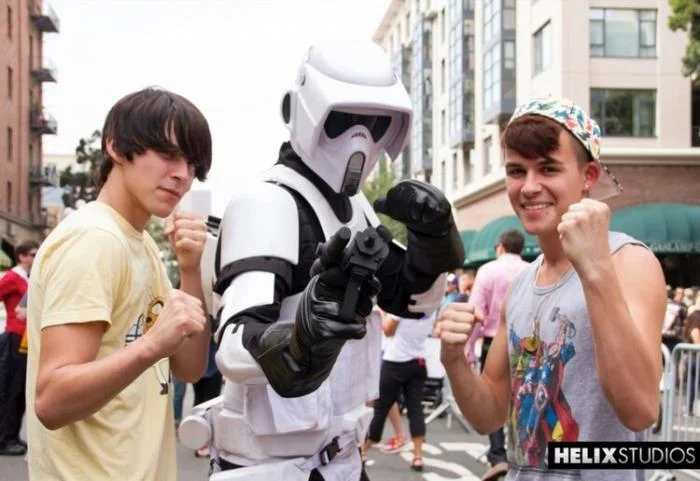 Andy and Matthew at Comic Con Andy Taylor & Matthew Keading 8Teenboy.com/Helixstudios.net [HD 720p]