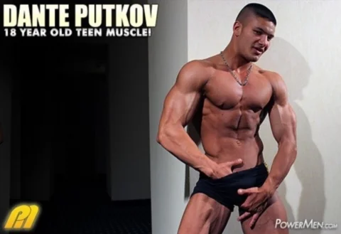 Dante Putkov - 18 Year old teen muscle  [SD]