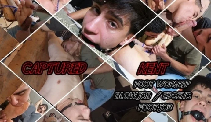 Captured Kent - Time to devour his cute soft feet, fuck them and then play a edging blowjob game with his giant veiny cock Str8CrushFeet.com [FullHD 1080p]