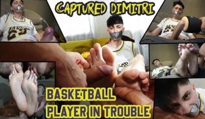 Captured Dimitri Youthfull Softly Giant Basket player'soles for dinner and for eternal footjob toy Str8CrushFeet.com [HD 720p]