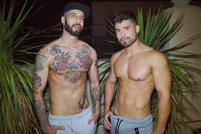 His neighbor fucked him on the rooftop EricVideos.com [HD]