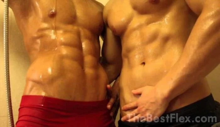 Hot Fighter Raul - Muscle Brothers - Shower  [FullHD 1080p] Shower, Softcore