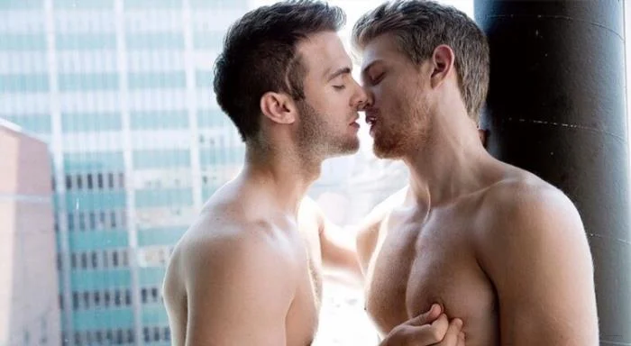 Gabriel Clark Hammers Levi Michaels - Gabriel Clark, Levi Michaels [HD 720p] Interview, Kissing
