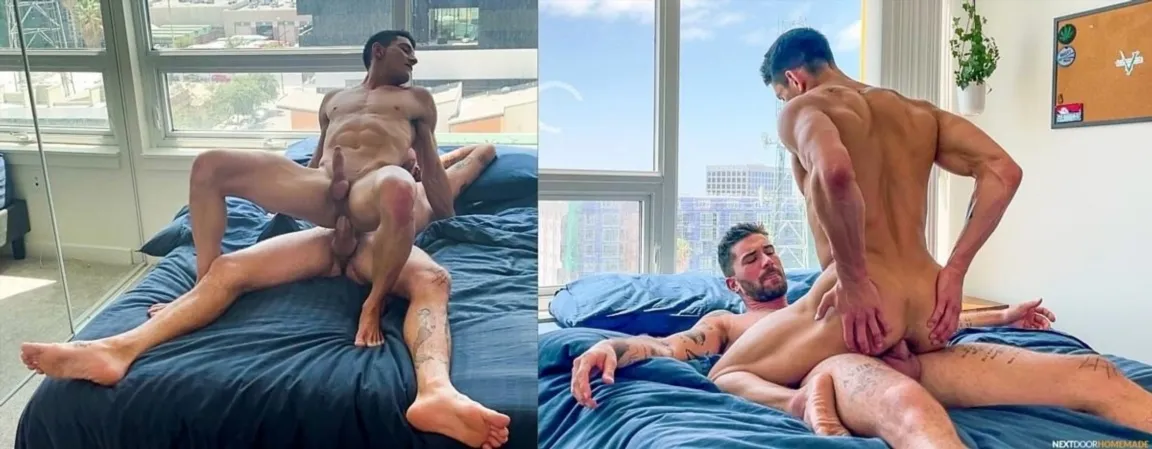 Chris Pounds Jim Fit: Tattooed Stud Barebacks an Eager Muscle Bottom - Gay Porn Video on GayFull