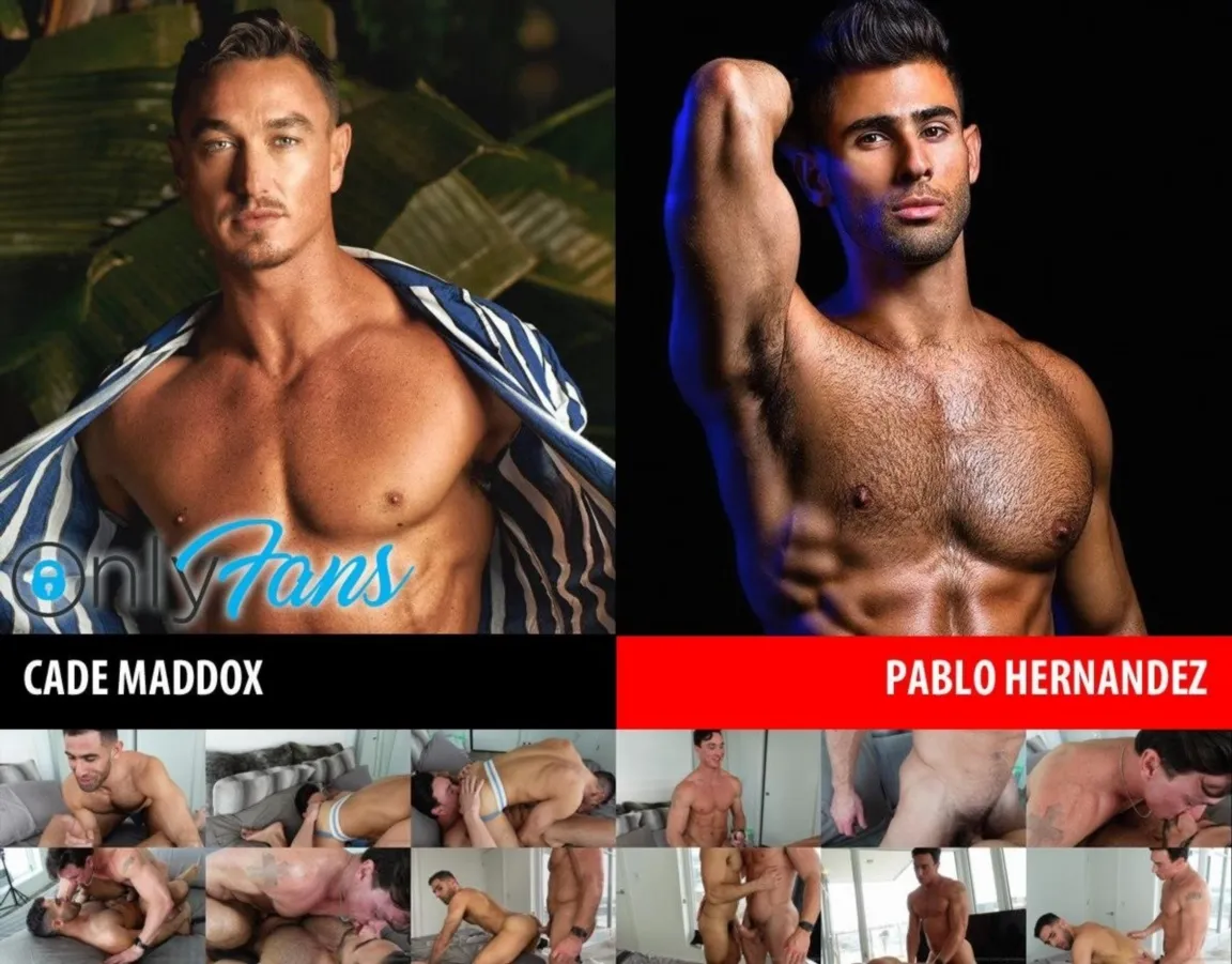 Cade Maddox & Pablo Hernandez: Hung Muscle Hunk Barebacks a Latino - Gay Porn Video on GayFull