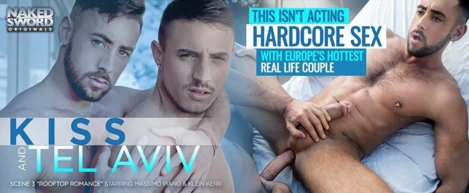 Kiss and Tel Aviv Part 3: Hung Superstars Fuck Over the Israeli Coast - Gay Porn Video on GayFull