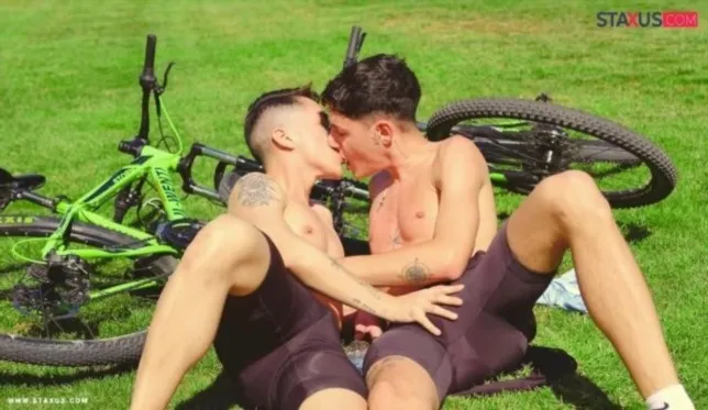 Ride Me Hard: Agus Piney and Johnny Hakson Cruise the Woods - Gay Porn Video on GayFull
